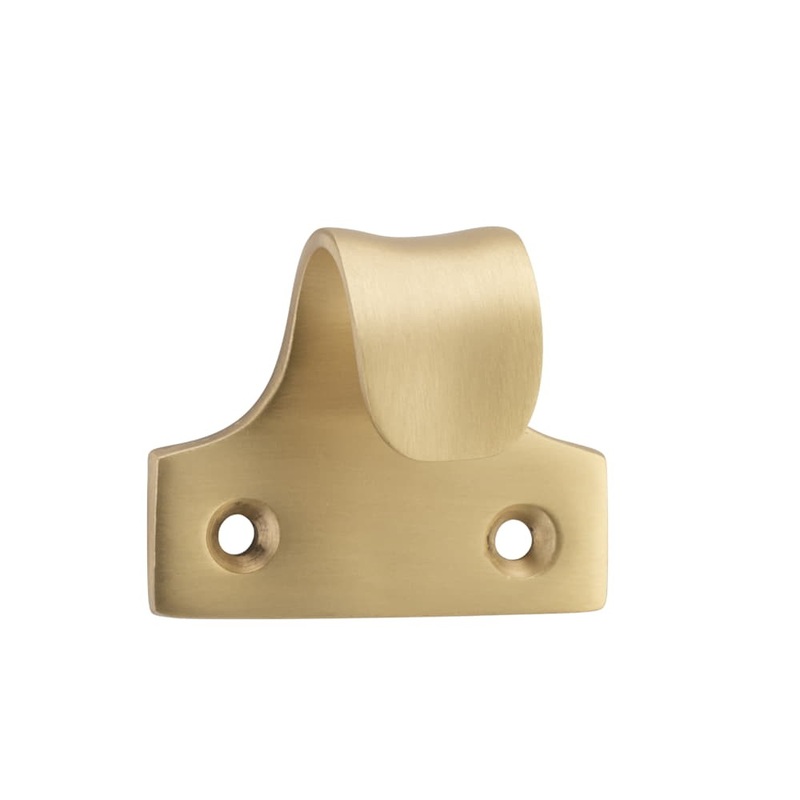 Sash Lift Dished Satin Brass