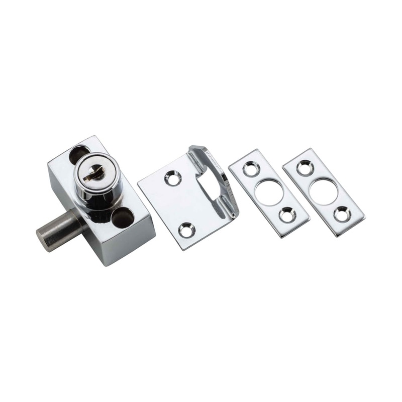 Sash / Sliding Window Lock Zinc Alloy Chrome Plated