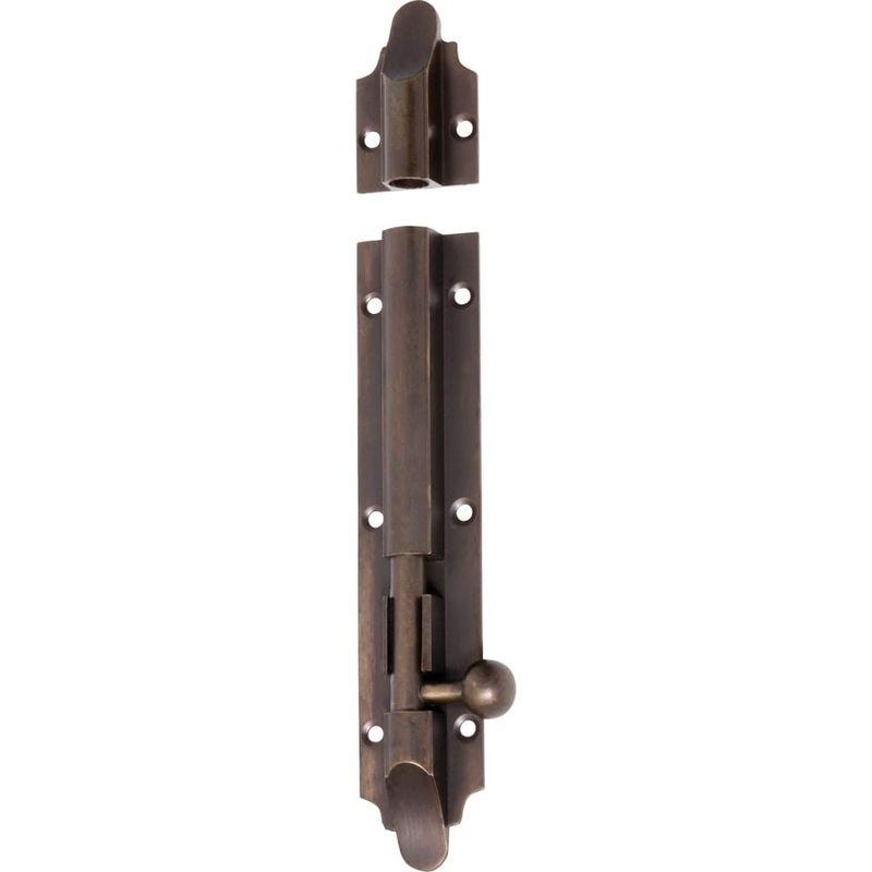 Barrel Bolt Victorian Antique Brass 150mm