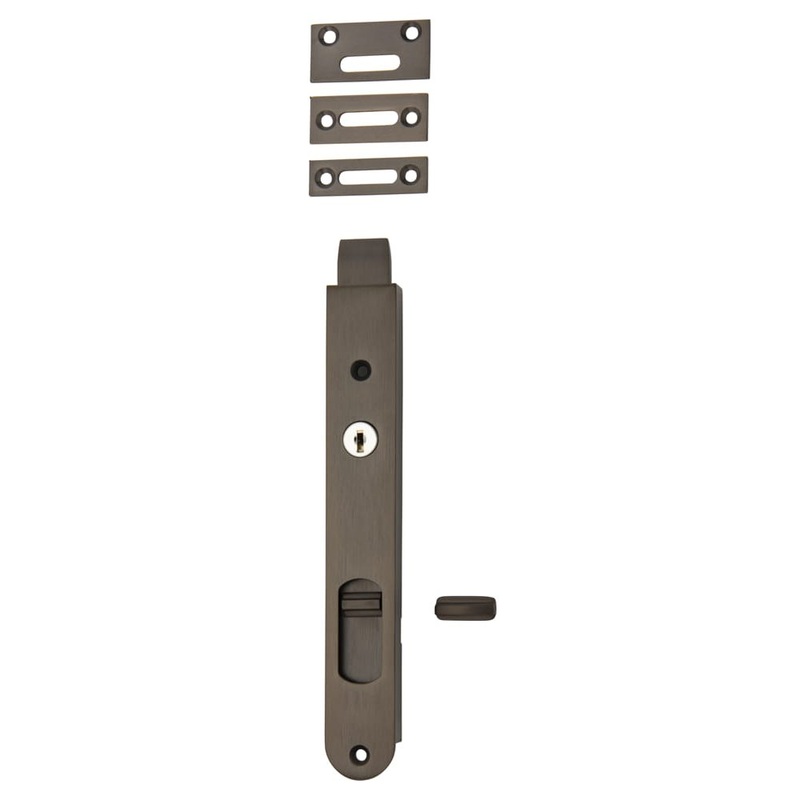 Flush Bolt Locking Signature Brass 200mm