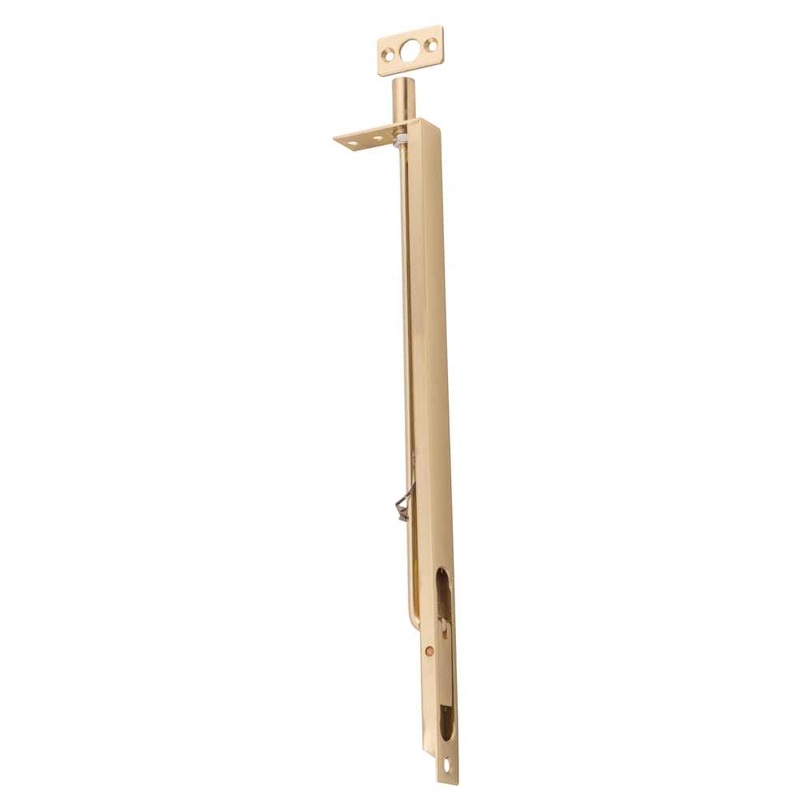 Flush Bolt Polished Brass H300xW19mm
