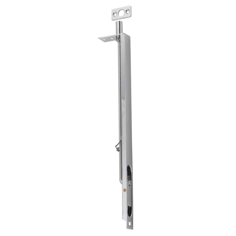 Flush Bolt Polished Nickel H300xW19mm
