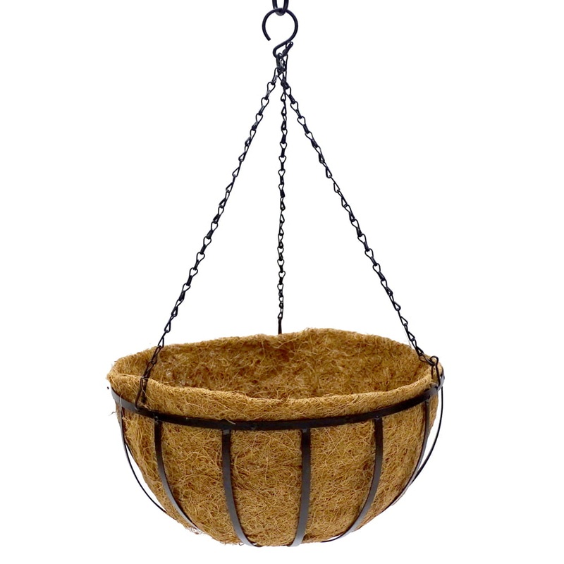 Manchester Strap Basket + Liner – Black 30cm