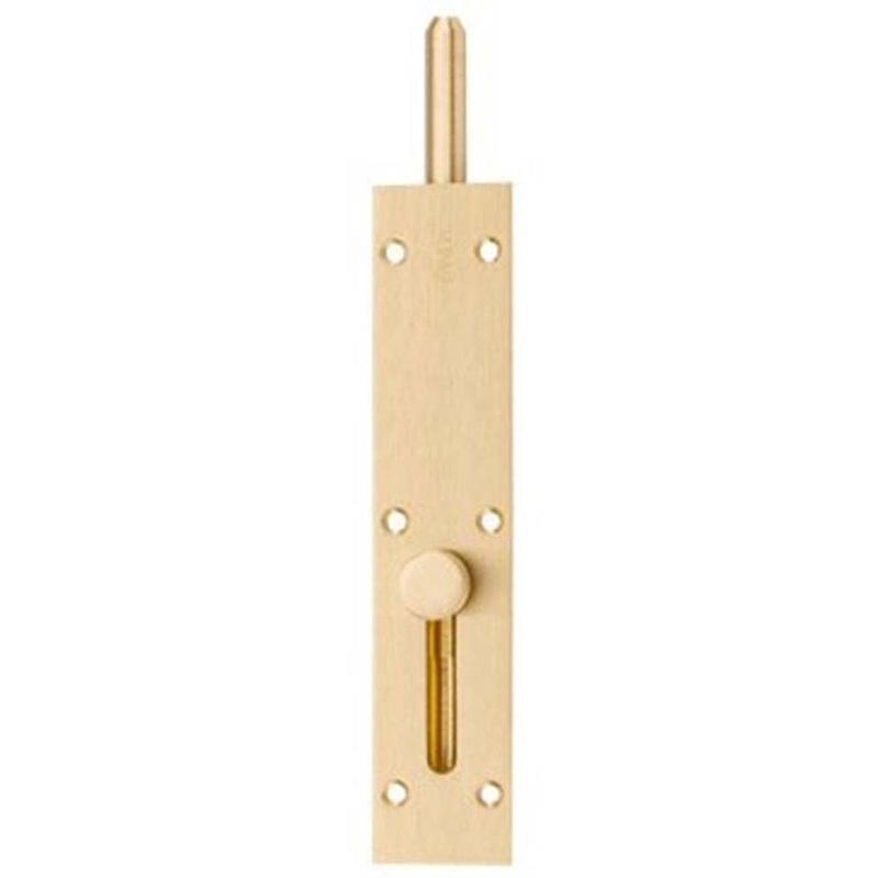 Reverse Barrel Bolt Satin Brass 150 x 31mm