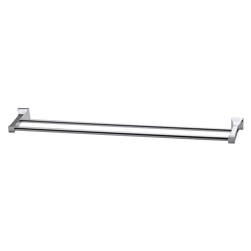 Double Towel Rail Chrome 760mm Argo