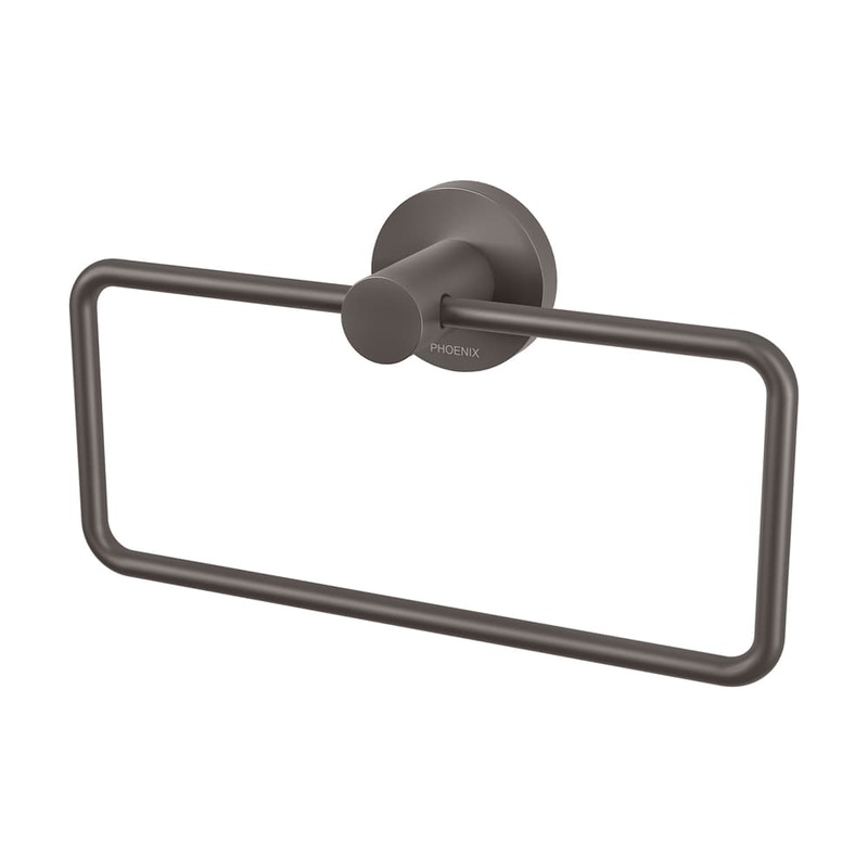 Hand Towel Holder Radii Gun Metal