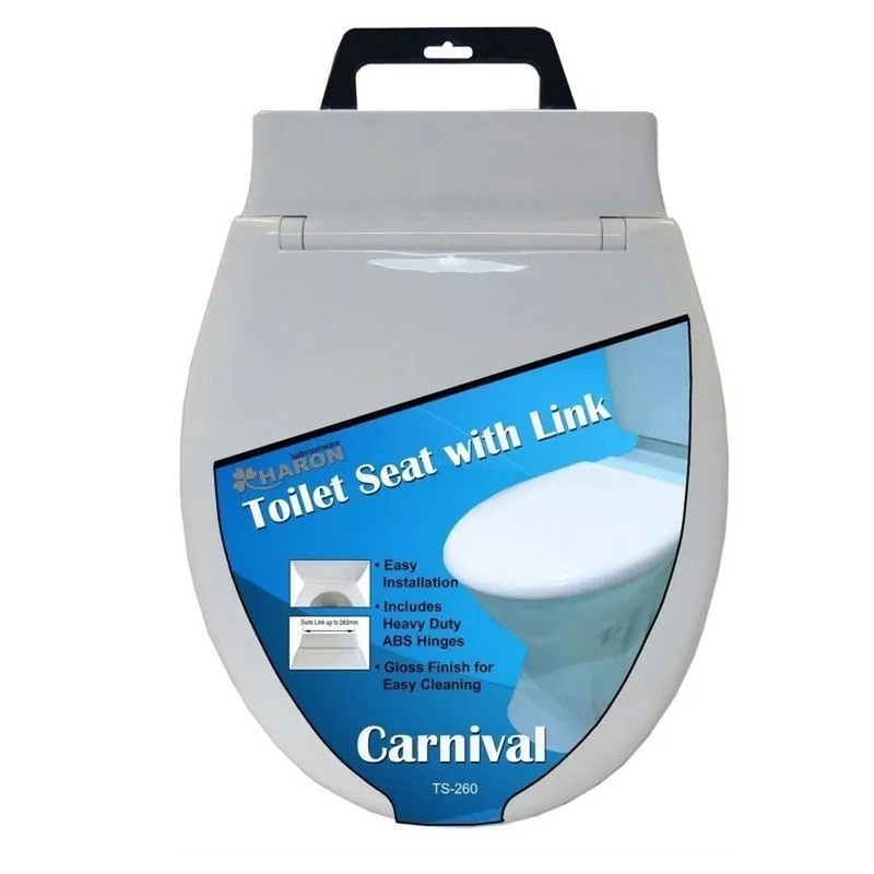 Haron Toilet Seat Carnival (Tasman) White