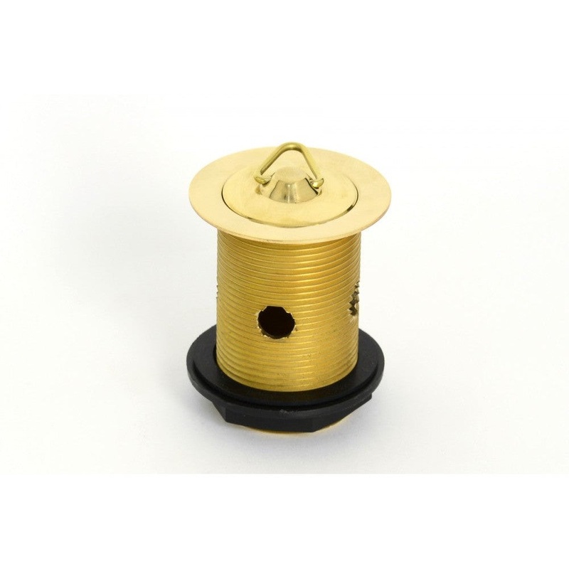 Plug & Waste 40x80mm O/Flow Polished