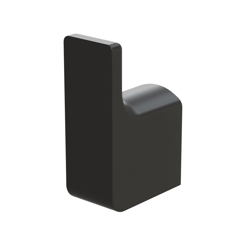 Robe Hook Gloss Matt Black