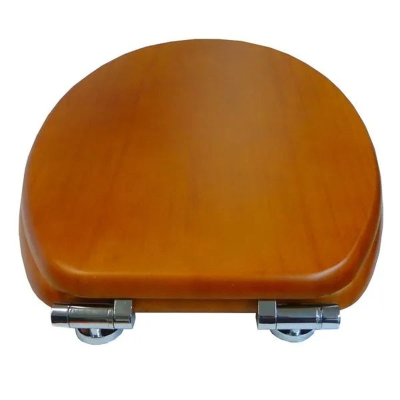 Seat Toilet Soft Close Timber Pine