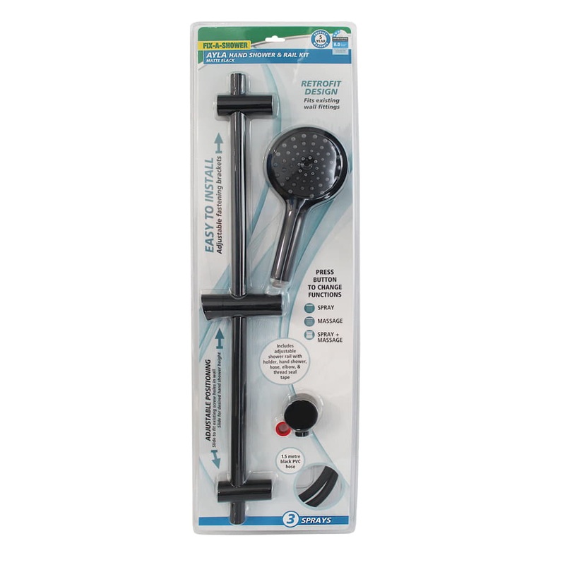 Shower Rail Kit AYLA MB 3F
