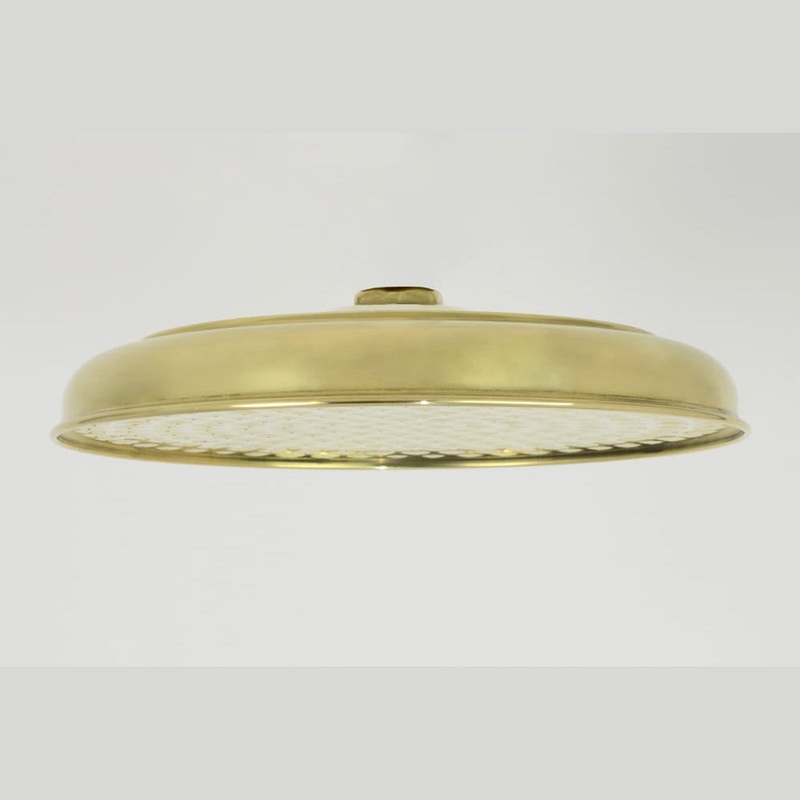 Shower Rose 200mm Polished to plate