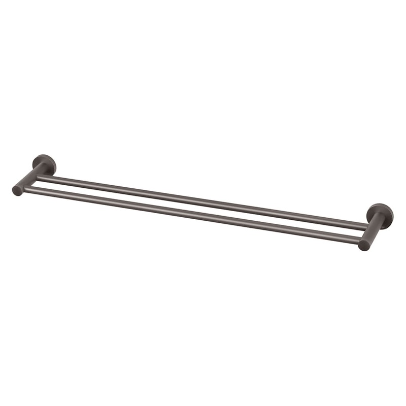 Towel Rail Dbl 800mm Radii Gun Metal