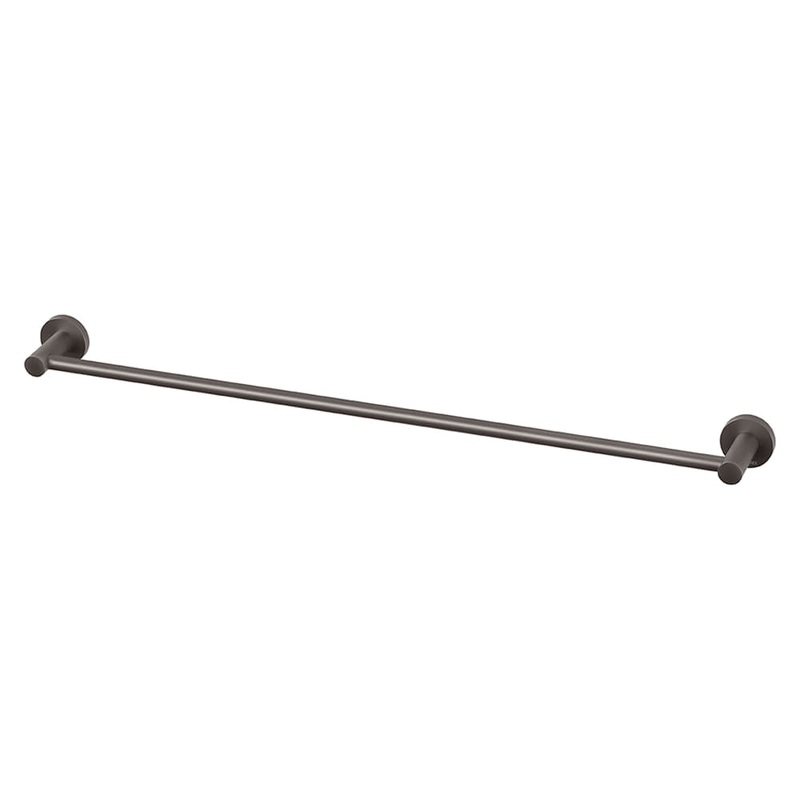 Towel Rail Sgl 800mm Radii Gun Metal