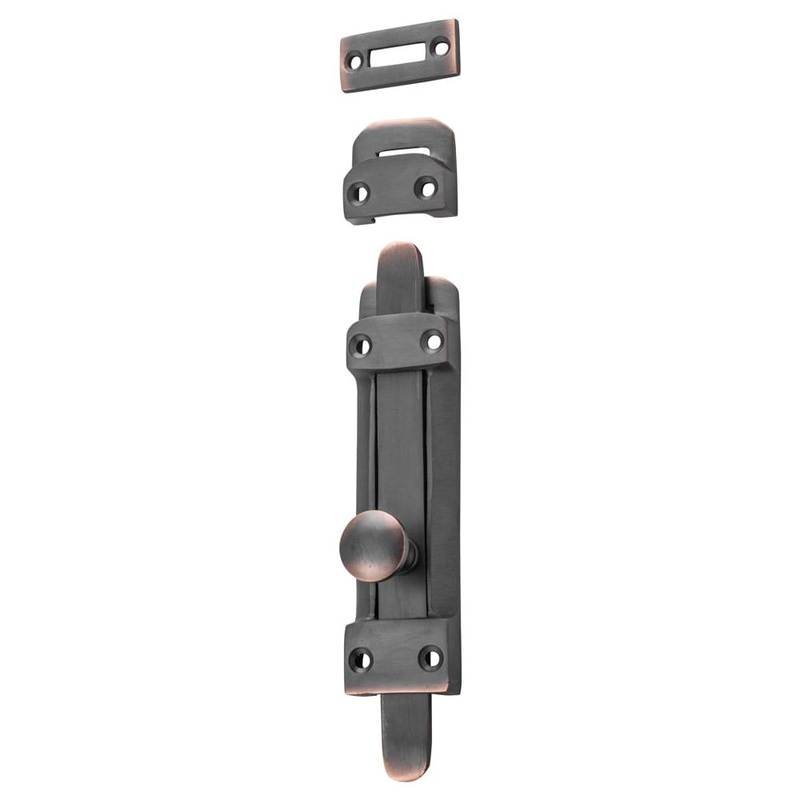 Tower Bolt Antique Copper H118xW32mm