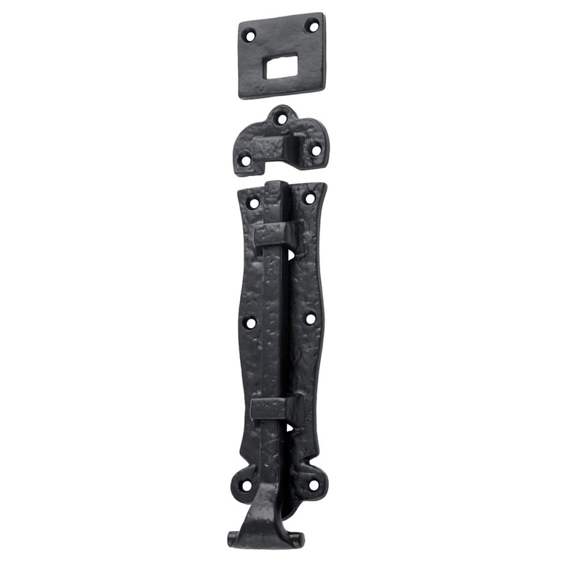 Tower Bolt Iron Matt Black L180xW48mm