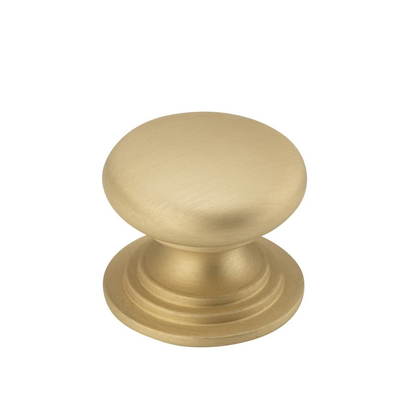 Cupboard Knob Sarlat Brushed Brass 32mm