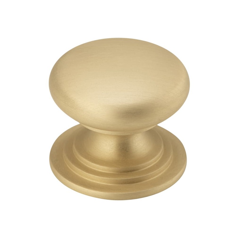 Cupboard Knob Sarlat Brushed Brass 38mm