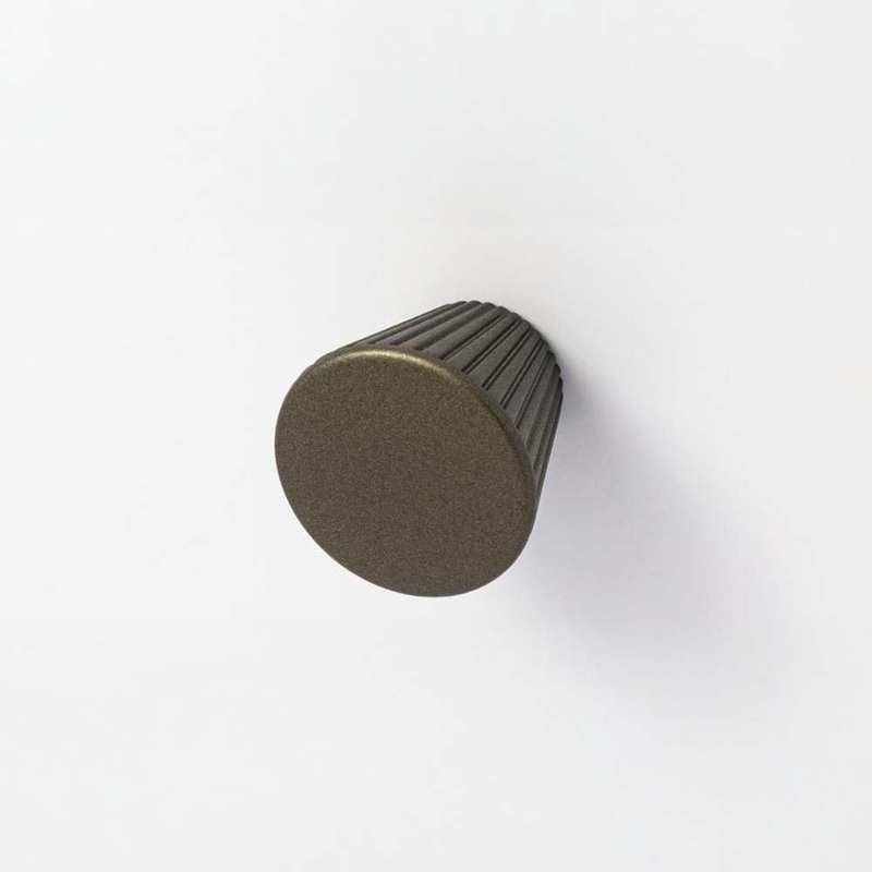 Cascade 30mm Cone Knob Bronze Olive