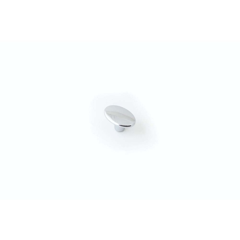 Century 37mm Oval Knob Polished Chrome