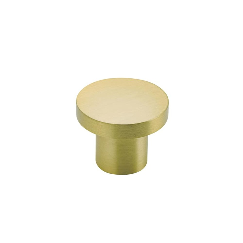 Cupboard Knob Osaka Brushed Brass 38mm