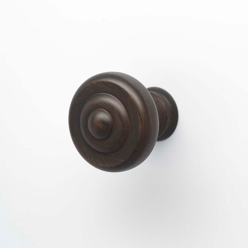 Decade 32mm Fluted Knob Bronze