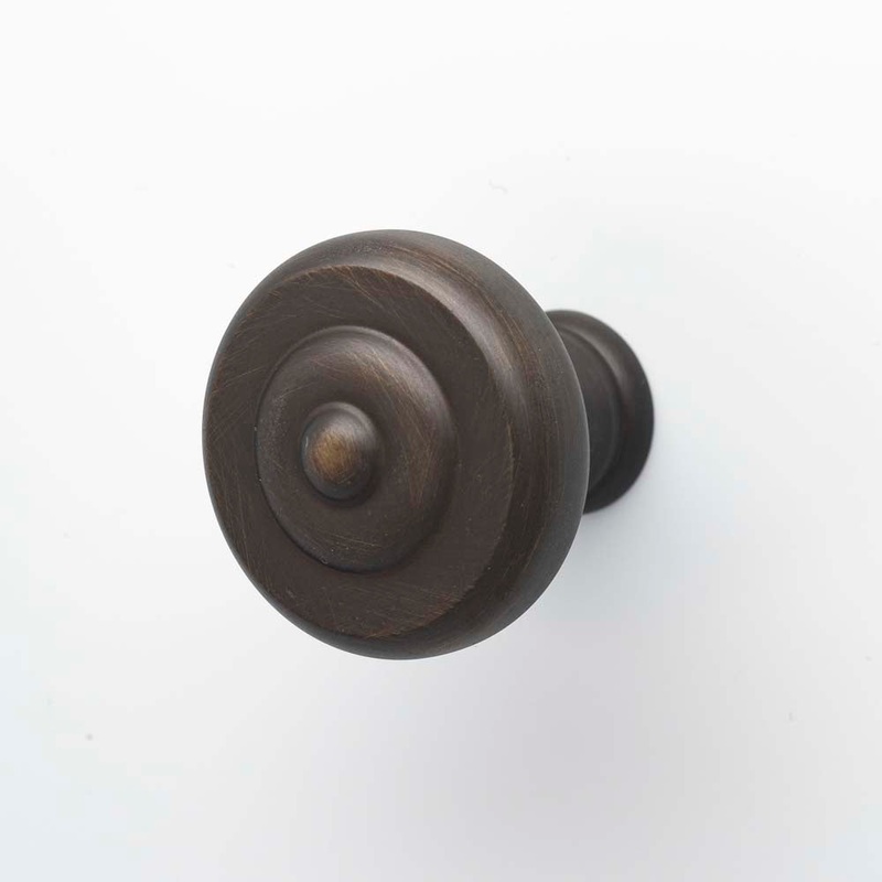 Decade 38mm Fluted Knob Bronze