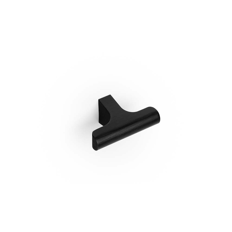 Momo Hinoki T Knob Brushed Black