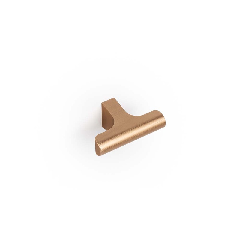 Momo Hinoki T Knob Brushed Dark Brass