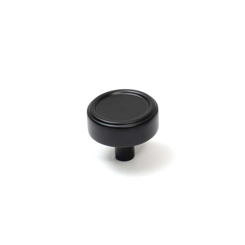 Momo Monaco 36mm Round Knob Matt Black