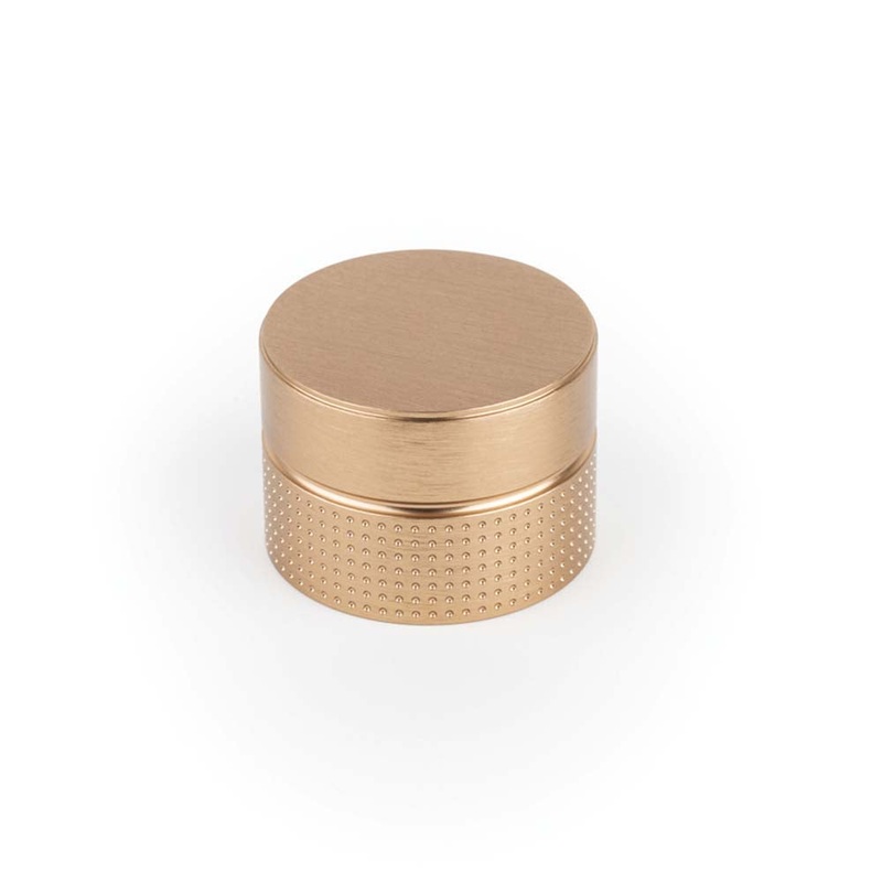 Momo Point Round Knob 40mm Brushed Dark Brass
