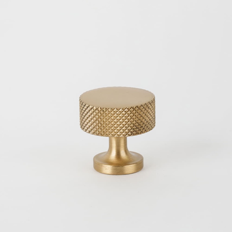 New Yorker Knob Burnished Brass