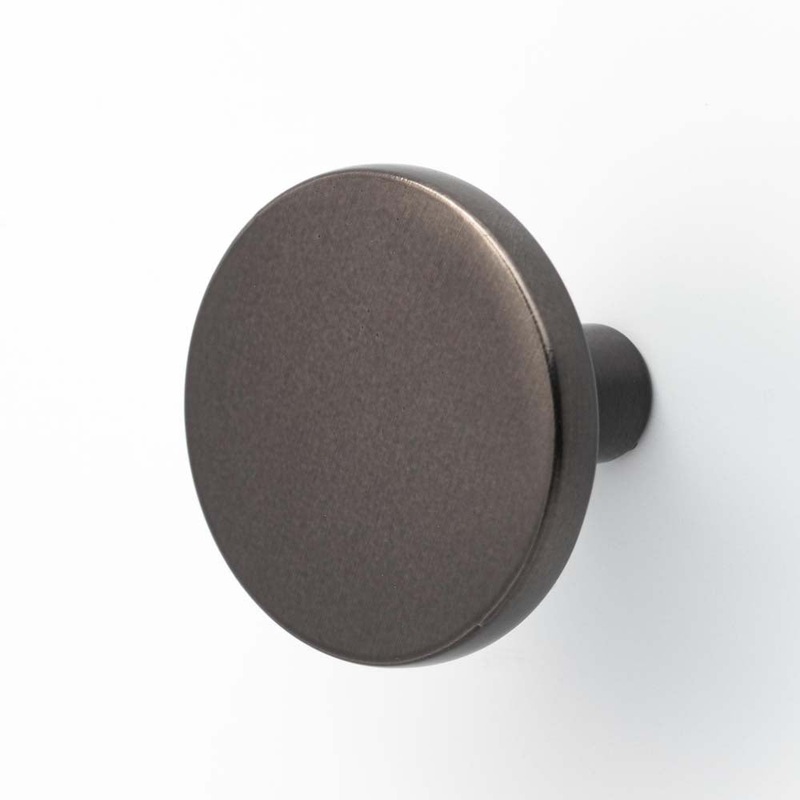 Reed 35mm Round Knob Gunmetal