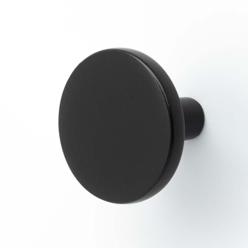 Reed 35mm Round Knob Matt Black