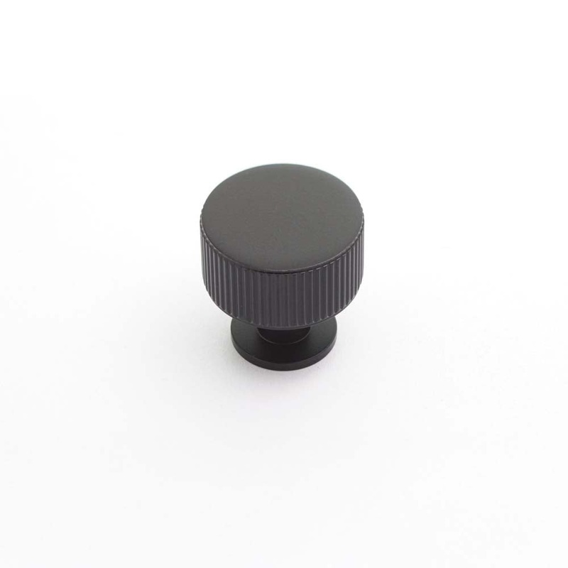 Ridge 30mm Knob Matt Black