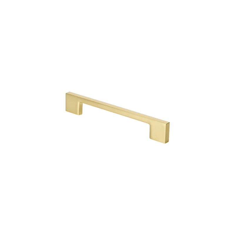 Zanda Pull Handle Marco Satin Brass 128mm