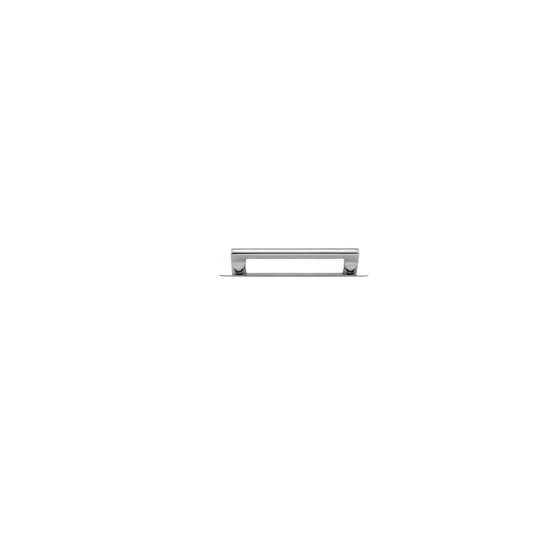 Cabinet Pull Baltimore With Backplate Polished Chrome 128mm