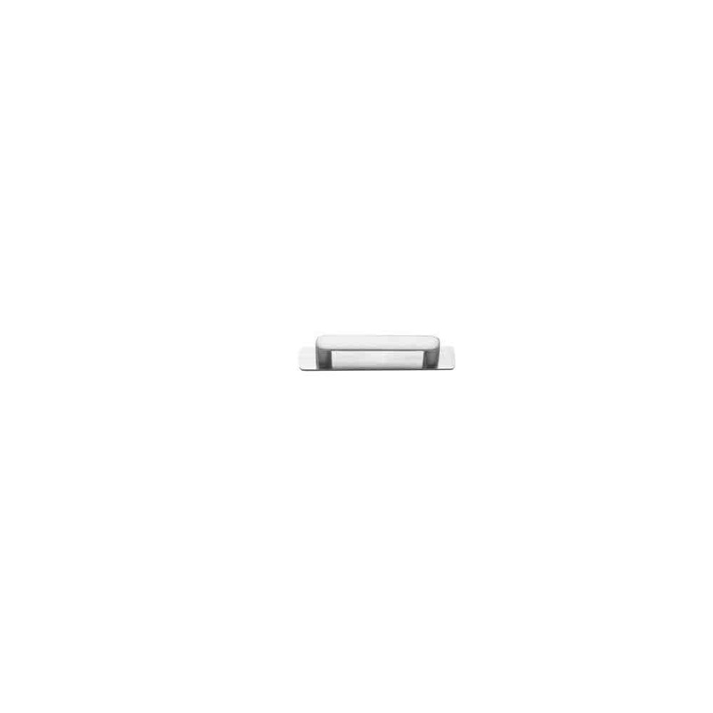 Cabinet Pull Osaka With Backplate Brushed Chrome 96mm