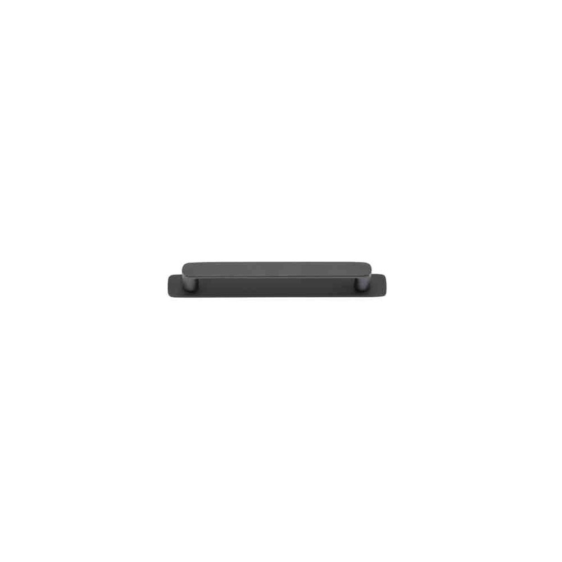 Cabinet Pull Osaka With Backplate Matt Black 160mm
