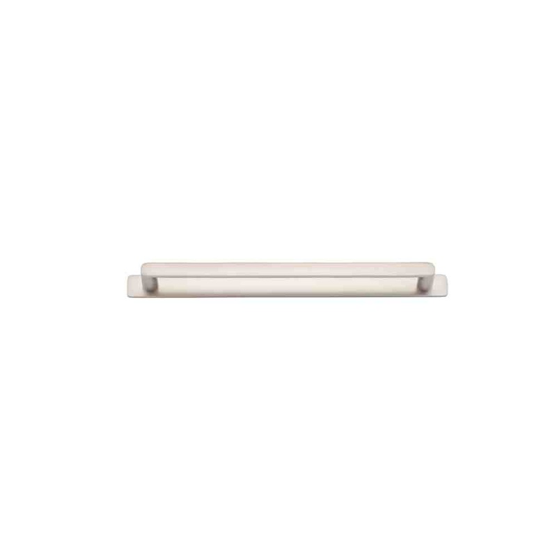 Cabinet Pull Osaka With Backplate Satin Nickel 256mm