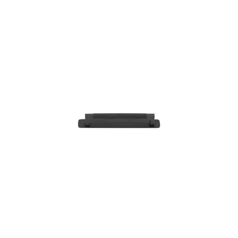 Cabinet Pull Brunswick With Backplate Matt Black 160mm