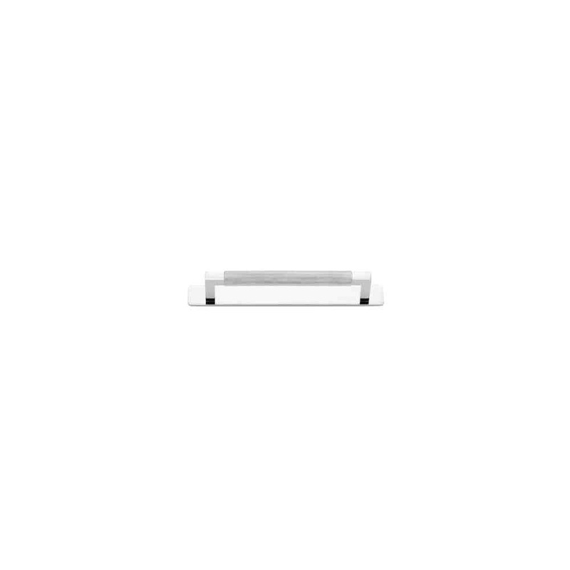 Cabinet Pull Brunswick With Backplate Polished Chrome 160mm
