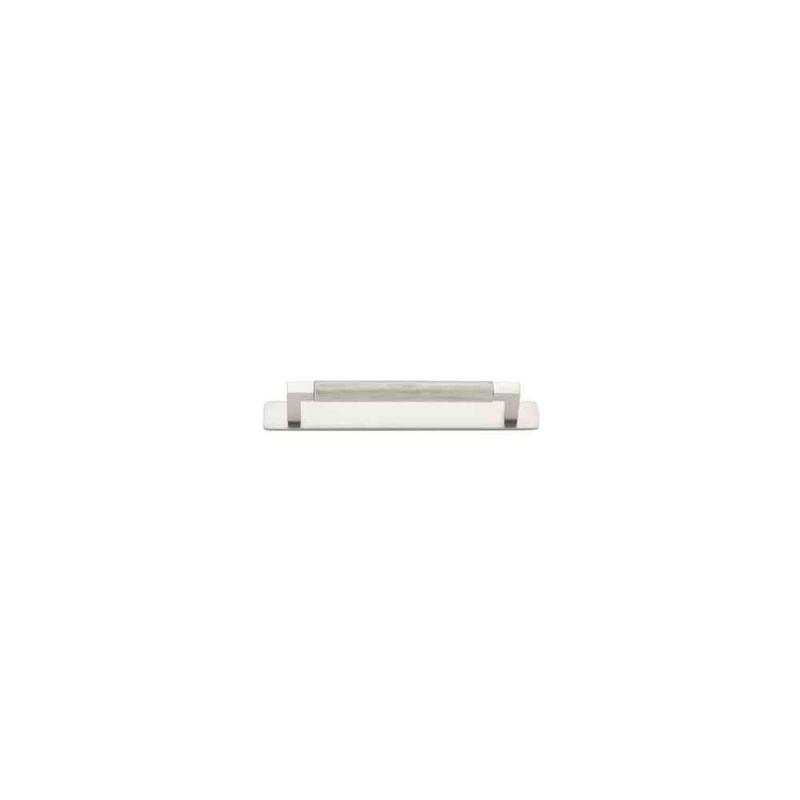 Cabinet Pull Brunswick With Backplate Satin Nickel 160mm