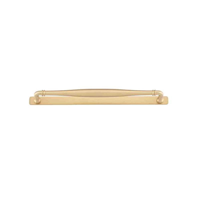 Cabinet Pull Sarlat With Backplate With Backplate Brushed Brass 320mm