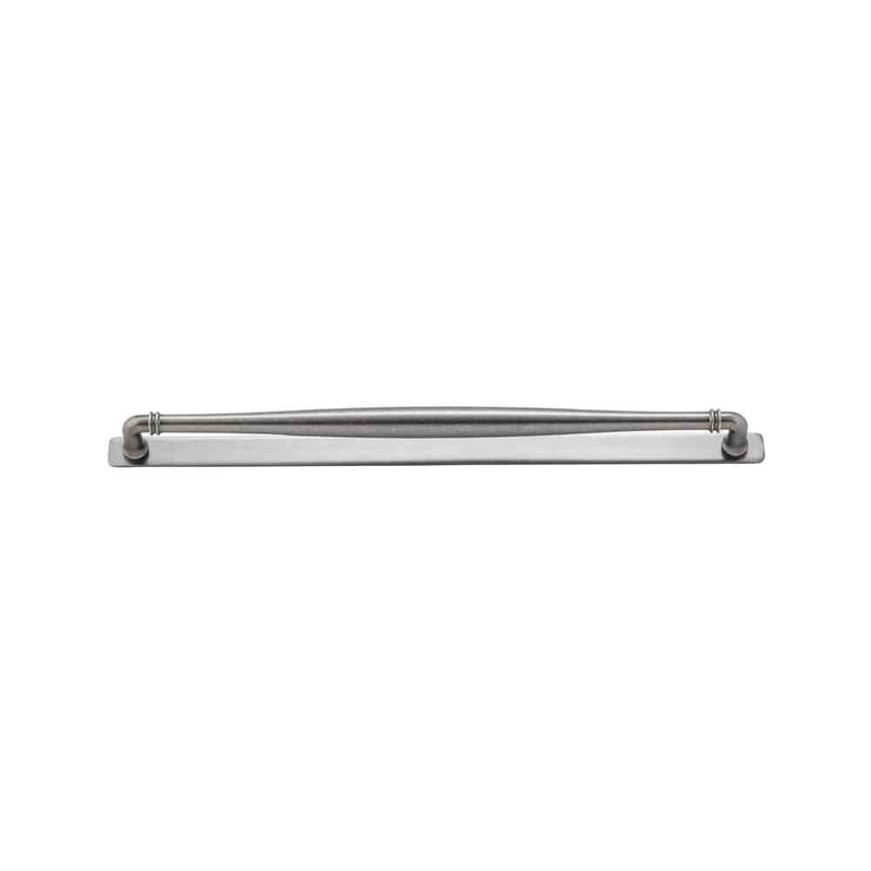 Cabinet Pull Sarlat With Backplate With Backplate Distressed Nickel 450mm