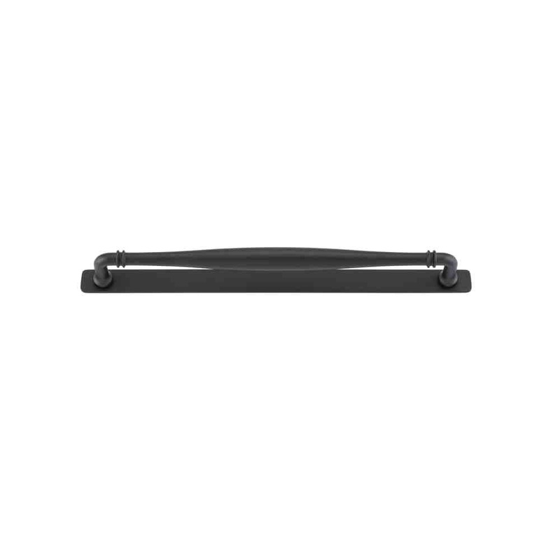 Cabinet Pull Sarlat With Backplate With Backplate Matt Black 320mm
