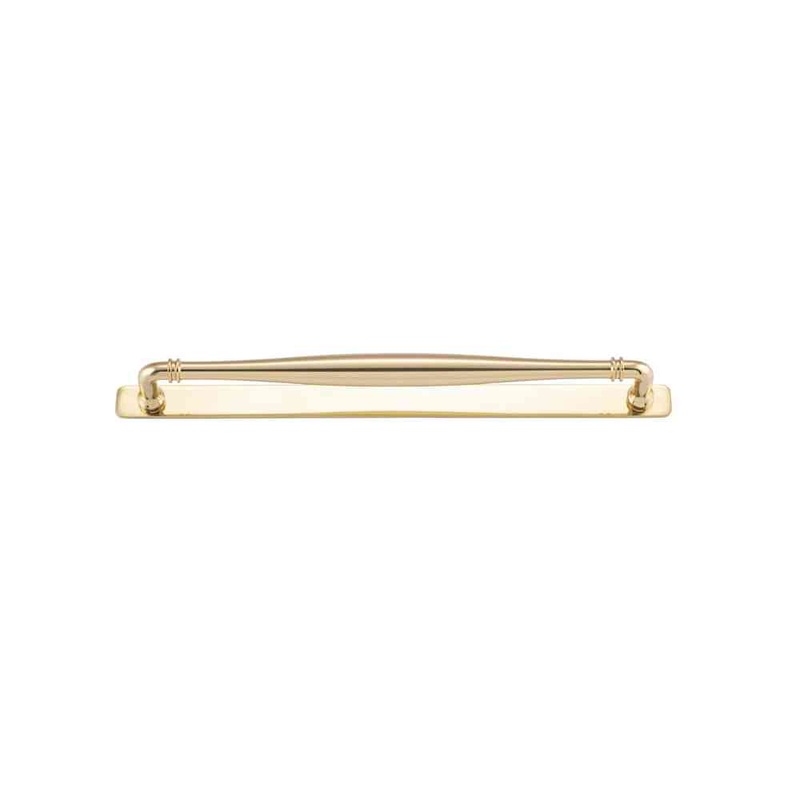 Cabinet Pull Sarlat With Backplate With Backplate Polished Brass 320mm