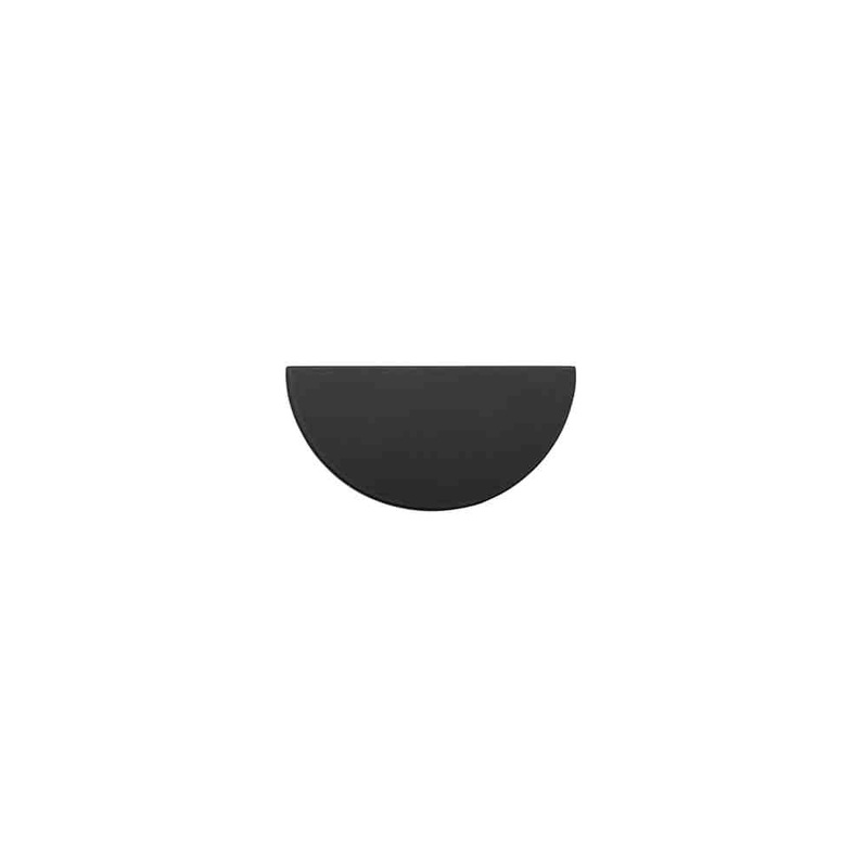 Drawer Pull Osaka Half Moon Matt Black 64mm
