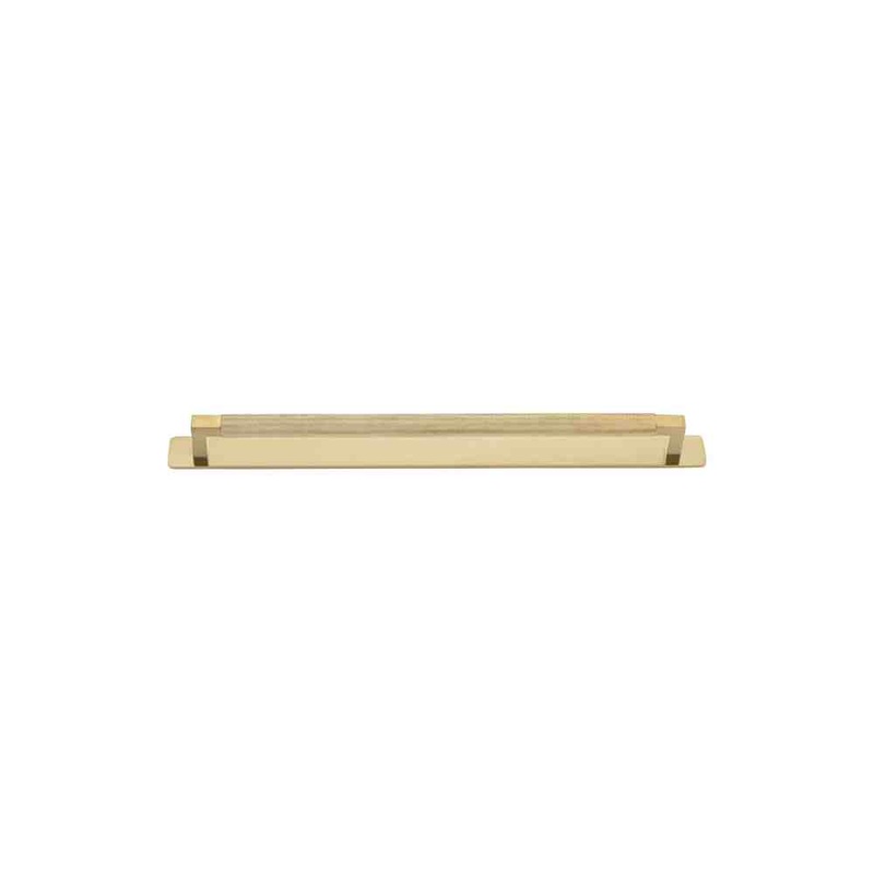 Cabinet Pull Brunswick With Backplate Brushed Gold PVD 320mm
