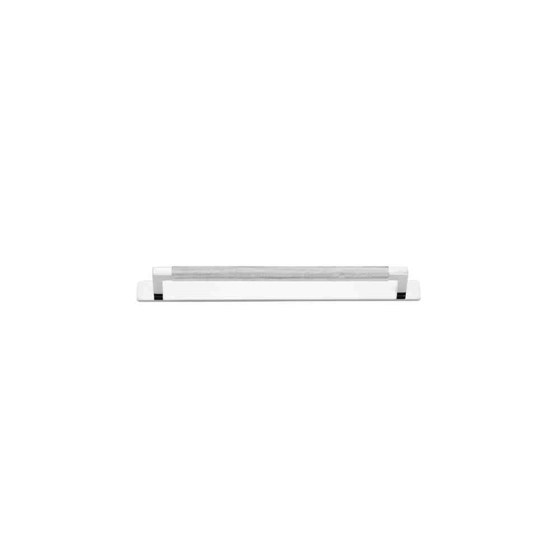 Cabinet Pull Brunswick With Backplate Polished Chrome 256mm